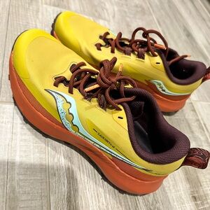 Saucony Women's Yellow and Orange Athletic Shoes